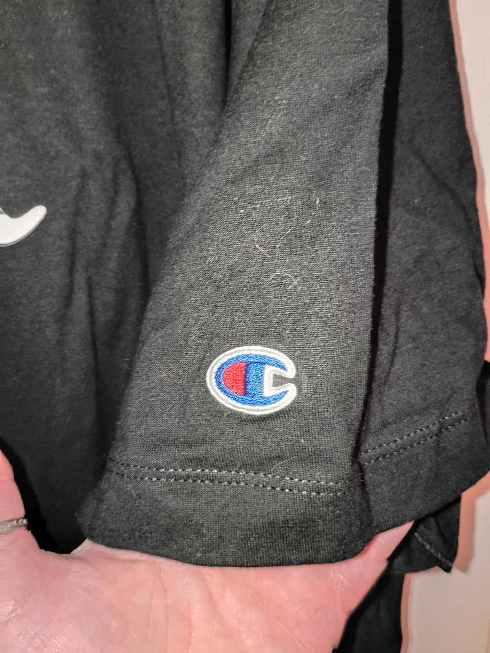 NWT Champion Men's Black Logo T-Shirt Size 3XB - Picture 3 of 7